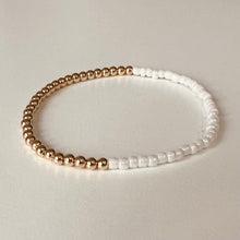 Load image into Gallery viewer, Half White Bracelet