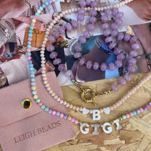 Load image into Gallery viewer, Lilac Hand Tied Necklace
