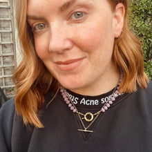 Load image into Gallery viewer, Lilac Hand Tied Necklace
