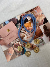 Load image into Gallery viewer, Zodiac Blue &amp; Gold Necklace
