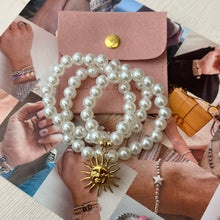 Load image into Gallery viewer, Sun / Moon Pearly Necklace
