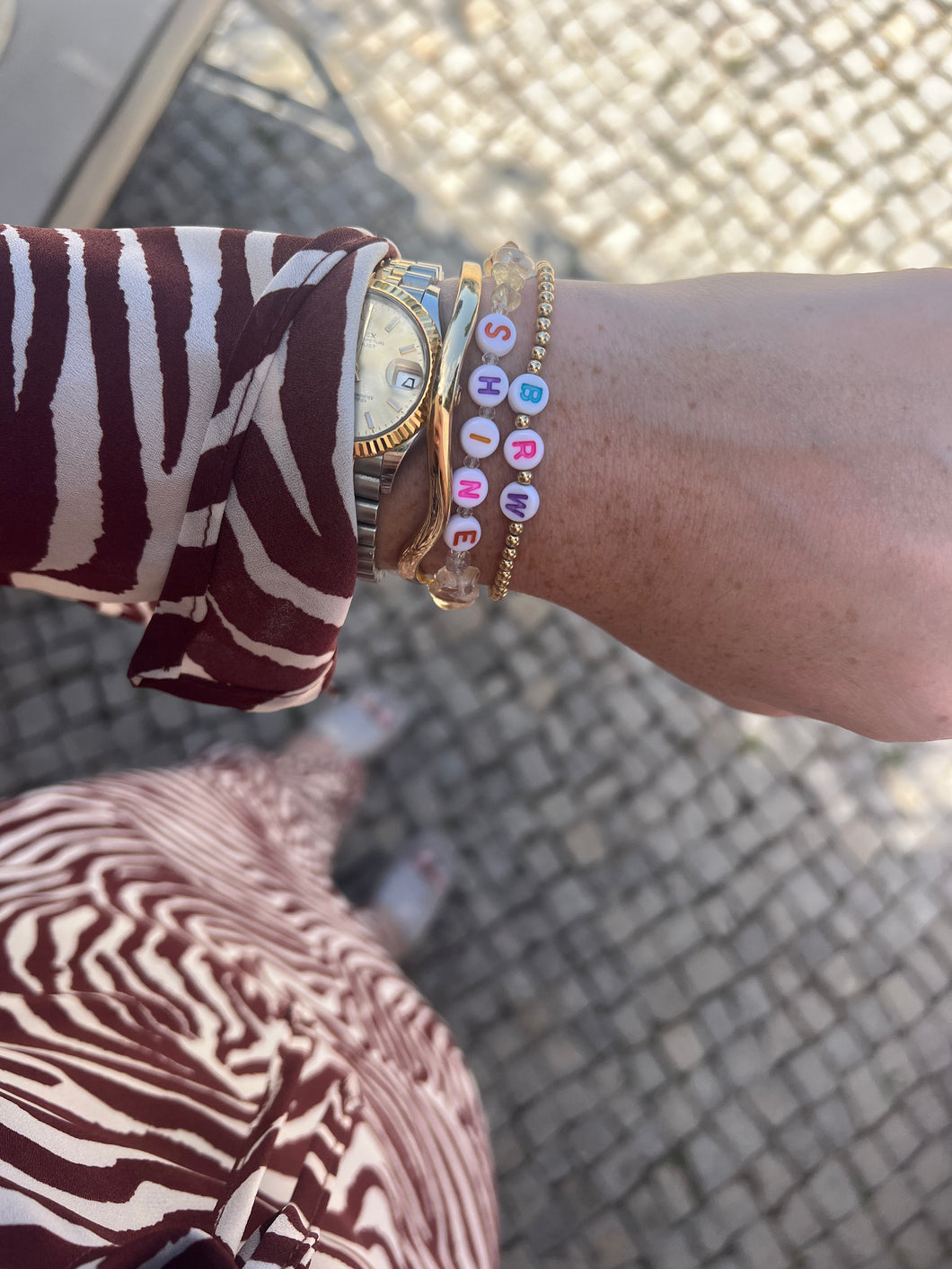 Personalised Gold Bracelet