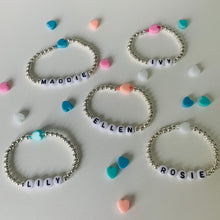 Load image into Gallery viewer, Personalised Children&#39;s Silver Bracelet
