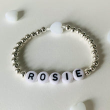 Load image into Gallery viewer, Personalised Children&#39;s Silver Bracelet
