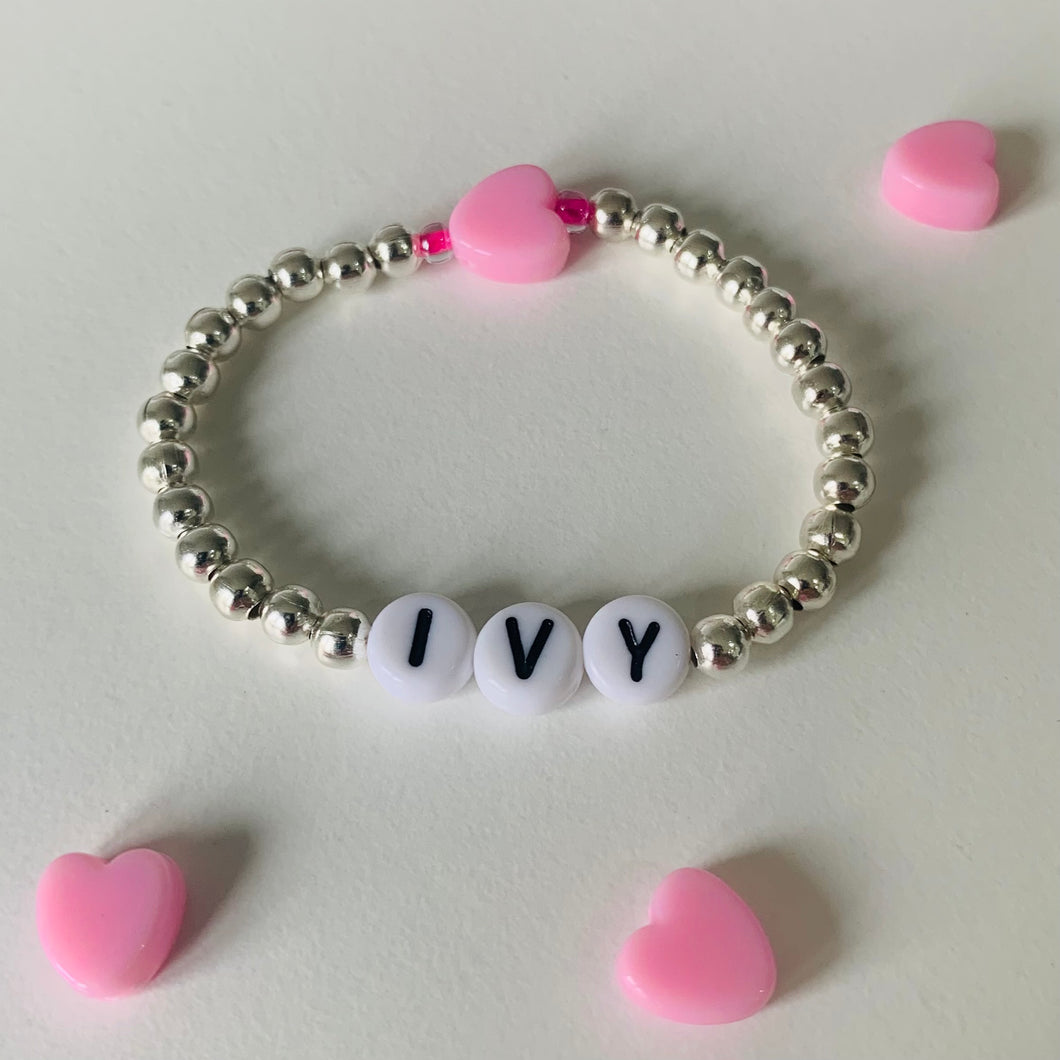 Personalised Children's Silver Bracelet