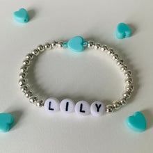 Load image into Gallery viewer, Personalised Children&#39;s Silver Bracelet
